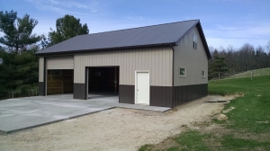 30 x 40 x 12 + loft - Michigan Loft Barn Construction 