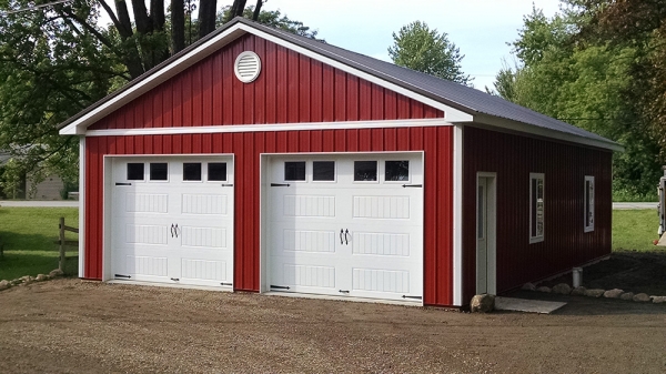 26x52 Large Custom Garage - Metal Barn Central