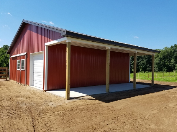 Best Pole Barns Pinckney MI - Burly Oak Builders - Wallace__5_