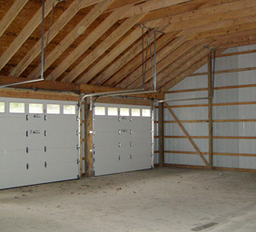 Michigan Pole Barns, Horse Barns, Loft Barns, RV Storage Construction - metal-car