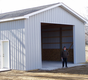 RV Storage Garages Howell MI - Burly Oak Builders - metal-rv