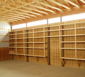 Custom Storage Barns Pinckney MI - Burly Oak Builders - metal-workshop