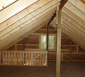 Custom Metal Buildings Jackson County MI - Burly Oak Builders - pole-loft