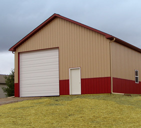 Best Steel Barns Jackson County MI - Burly Oak Builders - pole-rv